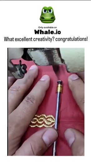TrendTok Hub on Instagram: "The X post features a 22-second video demonstrating precise machine embroidery of gold thread into wave-like patterns on red fabric, captioned with praise for the creator's , it exploded in popularity with over 2 million views and 117 replies, many admiring the skill as a blend of tradition and technology. The technique echoes Zardozi, a 400-year-old Indo-Persian craft using metallic wires for luxurious garments, now innovated with sewing machines to make intricate de
