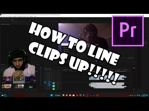 How to line music video clips up with a song (FASTEST WAY) (How to synchronize clips)