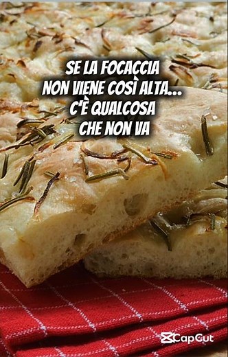 FOCACCIA ALTA E SOFFICE 🫓 Ricetta fatta in casa