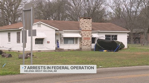 7 arrests in federal operation in Helena-West Helena, AR