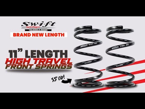 Swift Springs - BRAND NEW length of High Travel Front Springs!
