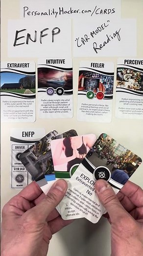 "ENFP Car Model" Reading | Personality Hacker Card Decks | PersonalityHacker.com/Cards