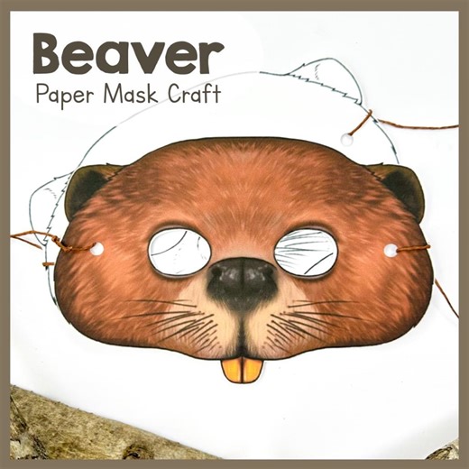 Printable Jointed BEAVER Puppet Craft Template Kit | DIY Articulated Woodland Animal PDF | Kids Creative Play & Classroom Activity - Etsy UK