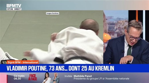 SIGNÉ BFM - Vladimir Poutine fête ses 73 ans, dont 25 passés au Kremlin
