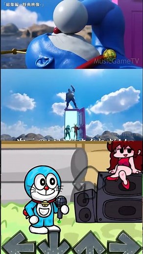 FNF 3D Parody's Doraemon Animation & FNF Mod 7 - FNF Music Mods