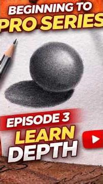 Understanding Depth & Shadow | Drawing Basics | Episode 3 #art #creativetutorial #artlovers