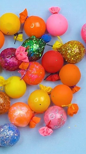 DIY Mini Balloons For Barbie| MINIATURE IDEAS FOR DOLLHOUSE | #Shorts