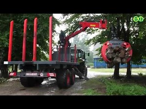 Többfunkciós Erdészeti Közelítős Pótkocsi