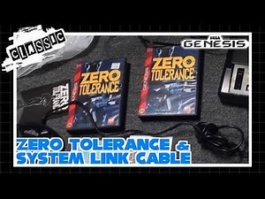 Sega Genesis Zero Tolerance with System Link Cable