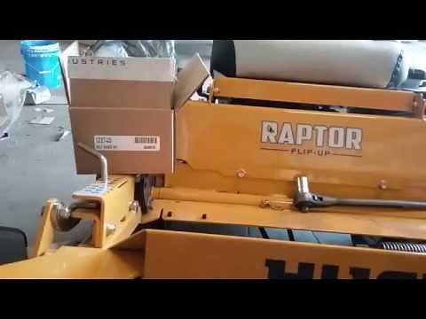 Hustler Flip-Up 48" and 54" belt guide update
