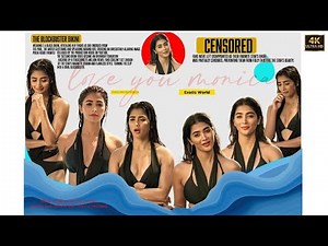 DJ Movie: Pooja Hegde Black Bikini Scene Reimagined in 4K | Exotic World Edit |