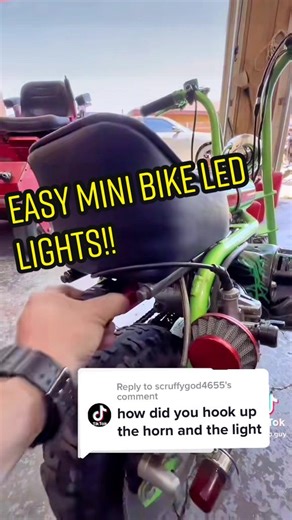 Easy LED Lights for Mini Bikes Setup