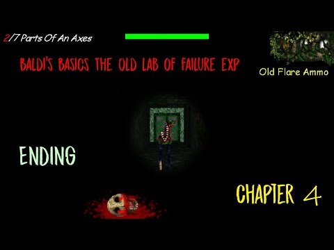 Baldi's Basics The Old Laboratory of Failure Experiments | Chapter 4 (ENDING)