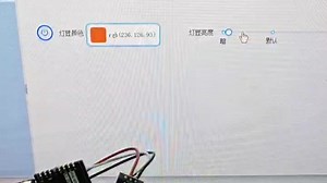 Arduino 环境 ESP32C3 的 BLE 通过 GPIO 8 连接 WS2812B 通过 FastLED 改变亮度
