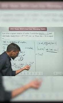 🔥Most Repeated Concept |JEE Main 🔥 MUST DO Problem 💯 #maths #jeeproblems #algebra