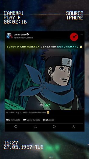 Boruto And Sarada Defeated Konohamaru Sensei ☠️