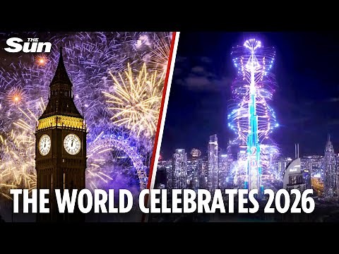 The best New Year's 2026 fireworks & celebrations from around the world
