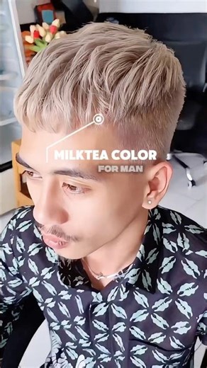 Milktea or milk cofee color #hairtransformation #hairstyle