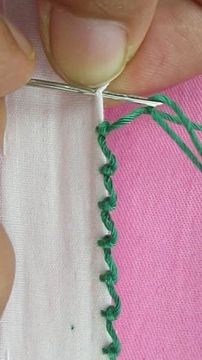 💥Most beautiful border💚 super easy tutorial🔥 #reels2024viral #satisfying #cute #border #fbreels #viralreelsfb #useful #embroidery #everyone #relax #popular #diy #content #learning #reelsviral #tutorial #fypシ゚viral #fyp #support #facebookreels #foryou #shorts #viral #reels #trending #foryoupage #viralreels #reelsfb #reelsvideo | Crafty Needles 7