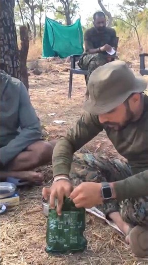 Indian CRPF personals using DRDO made food pack during operation #shorts #defencenews #indiandefence