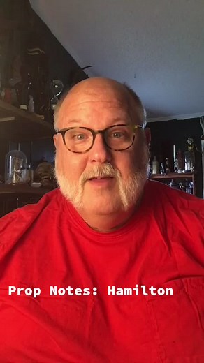 Hamilton Props: Act 2 Scene 46 Burr Pamphlet