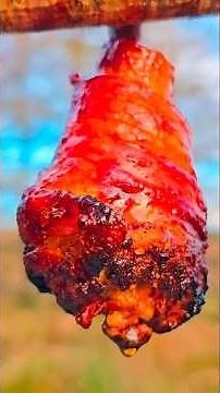 Ultimate Bacon Wrapped Chicken Drumsticks Over Campfire 🔥 | Crispy Outdoor Cooking Recipe #cooking