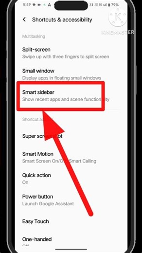|| How to turn on smart sidebar in android phone || #techlavi #youtubeshorts #shorts