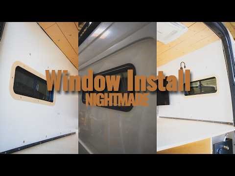 Mercedes Sprinter Window Install Nightmare | How to Fix a Bad Sprinter Window Install