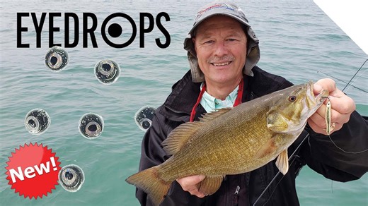 New! Soft plastic fishing lure! The EYE DROP!