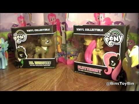 Dr Whooves & Fluttershy Funko Hot Topic Vinyl Figure Review! Doctor Who MLP! by Bin's Toy Bin