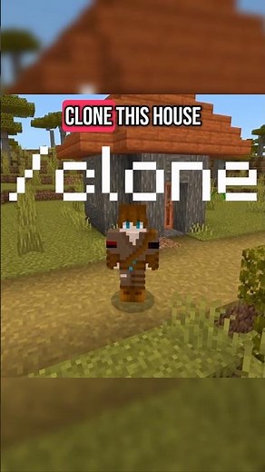 This Command Lets You Copy and Paste in Minecraft! #commands #minecraft #commandstutorial