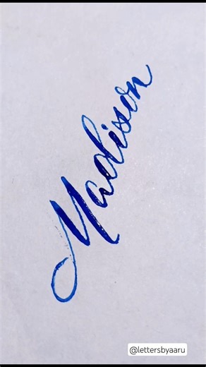 Modern Calligraphy #shorts#lettersbyaaru #lettering #satisfying #youtubeshorts #calligraphymasters