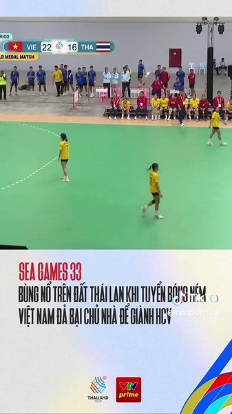🔥Khoảnh khắc bùng nổ trên đất Thái Lan khi tuyển nữ bóng ném Việt Nam đả bại chủ nhà để giành HCV SEA Games 33. #SportsOnTikTok #SEAGames2025 #VTVprime #OnSports #VTVcab #SEAGames33