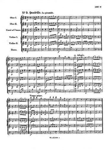 mozart 9 country dances k 510 anh c 13 02