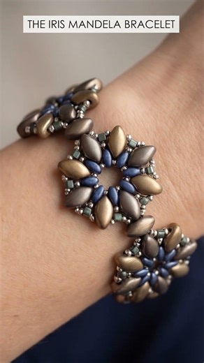 Iris Mandala Bracelet Tutorial