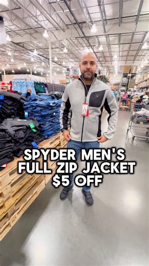 Costco Deals | CostcoBuzz! on Instagram: "COSTCO HOLIDAY SAVING 🔥 Spyder MEN’S FULL ZIP JACKET is $5 OFF right now – only $24.99 until 11/30 👀 3 color choices, perfect for chilly walks, Costco runs & holiday travels 🧥✨ Would you grab black, grey or blue first? 👇 Tell me your color & save this so you don’t forget before 11/30! Follow for daily Costco holiday deals & gift ideas 🎄🛒#costco #costcofinds #costcosale #spyderjacket #mensfashion #costcobuzz #costcodeals #holidayshopping"