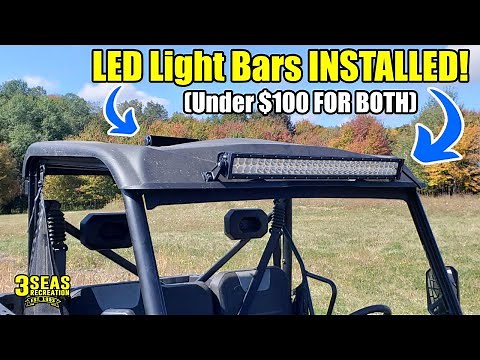The BEST Light Bar In 2025: CHEAP LED Light Bars for ATVs/ UTVs - UNDER $100 for BOTH!