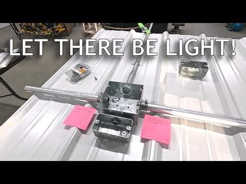 Woodshop Wiring ― Wrapping-Up the Main Lighting Circuits (Big Job!) Part One