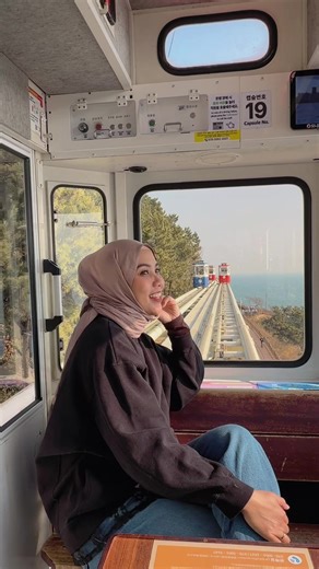 Finally checked this off my wishlist 🤍 The Haeundae Blue Line Sky Capsule is actually that worth it… slow ride, quiet moments, and the Busan ocean view just hits different. One of those soft travel moments I’ll remember for a long time 🌊✨ #seoultravel #busantrip #busantravel #visitseoul #visitseoul