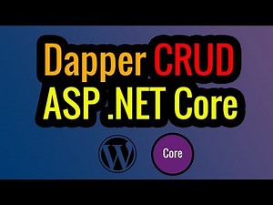 ✔️ DAPPER CRUD Operations in ASP.NET CORE Application