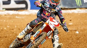 Horror moment motocross star is run over by rival at Nashville Supercross