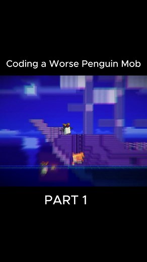 Coding a worse penguin mod #minecraft #penguin