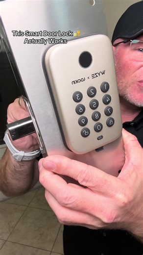 🔑 Your Keyless Future Starts Here. Meet the WYZE Smart Fingerprint Deadbolt Lock — ultimate security and convenience for your home. Unlock your door instantly with just a touch, no keys, no fuss, no stress. ⚡ Why it’s a must-have: 👆 Fast fingerprint access — unlock in seconds 🏠 Keyless entry — no more fumbling with keys 📱 Smart app control — lock/unlock from anywhere 🔋 Long-lasting battery — reliable and low-maintenance 🛠️ Easy DIY installation — fits standard doors, no drilling headaches 
