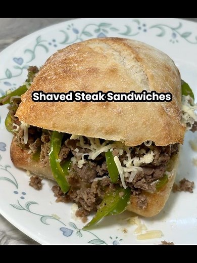 Easy Shaved Steak Sandwiches