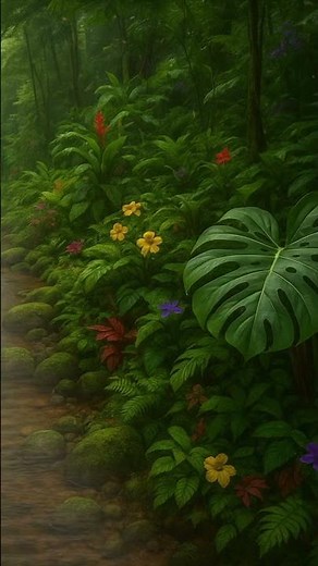 Tropical Jungle Stream | Relaxing Nature