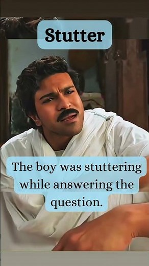 Stuttering Explained | Spoken English Vocabulary for Beginners