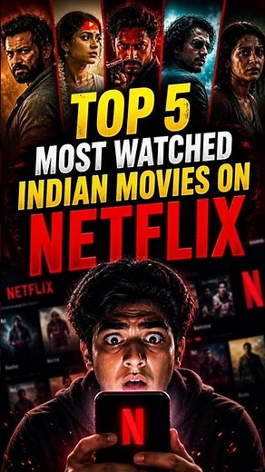 Top 5 Most Watched Indian Movies on Netflix #movie #indianmovie #netflixmovies