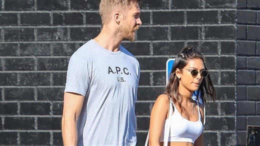 Calvin Harris shows off model girlfriend Aarika Wolf as they visit jewellers in LA