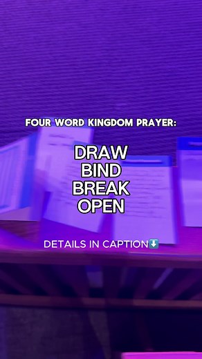 KINGDOM PRAYER🙏 -DRAW (John 6:44) God’s job is to draw the lost and searching to Himself. -BIND (Mark 3:27) Our God is sovereign over the enemy, yet we still ask that God bind the work of the enemy in our lives. -BREAK (2 Corinthians 10:4-5) Break the strongholds, take every thought captive. -OPEN (2 Corinthians 4:4-5) Open our eyes to see who You really are. | Brentwood Baptist Church