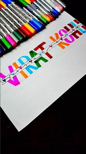 Virat Kohli Calligraphy 🔥 | King of Cricket 🏏 | Glow Lettering Art 2025 ✨